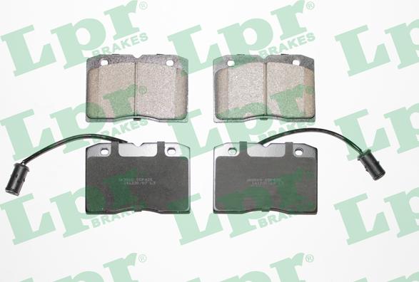 LPR 05P425 - Тормозные колодки, дисковые, комплект autospares.lv