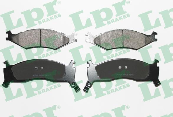 LPR 05P426 - Тормозные колодки, дисковые, комплект autospares.lv