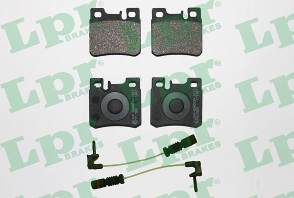 LPR 05P428A - Тормозные колодки, дисковые, комплект autospares.lv