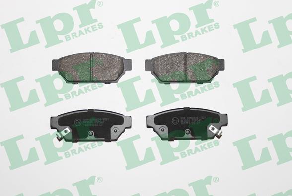 LPR 05P547 - Тормозные колодки, дисковые, комплект autospares.lv