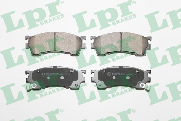 LPR 05P559 - Тормозные колодки, дисковые, комплект autospares.lv