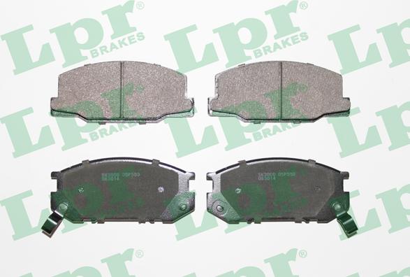 LPR 05P553 - Тормозные колодки, дисковые, комплект autospares.lv