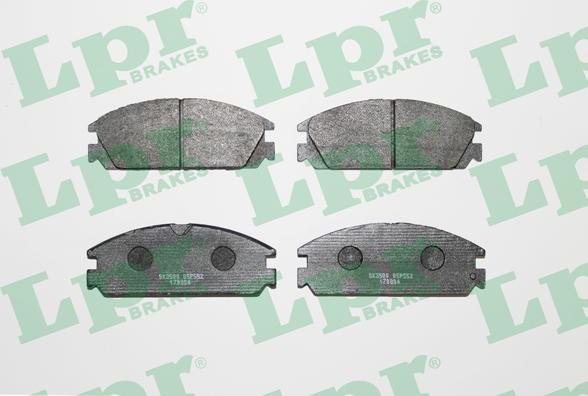 LPR 05P552 - Тормозные колодки, дисковые, комплект autospares.lv