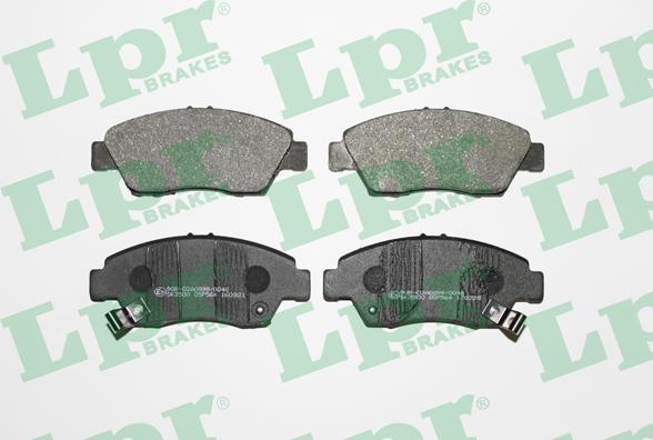 LPR 05P564 - Тормозные колодки, дисковые, комплект autospares.lv