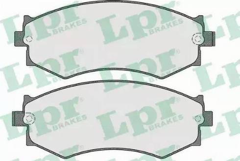 LPR 05P563 - Тормозные колодки, дисковые, комплект autospares.lv
