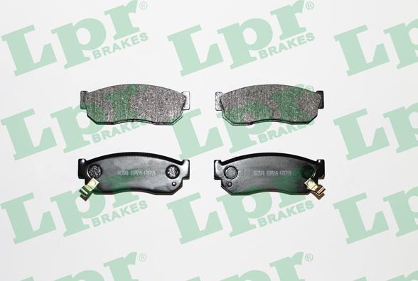 LPR 05P519 - Тормозные колодки, дисковые, комплект autospares.lv