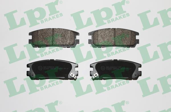 LPR 05P524 - Тормозные колодки, дисковые, комплект autospares.lv