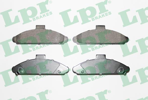 LPR 05P579 - Тормозные колодки, дисковые, комплект autospares.lv