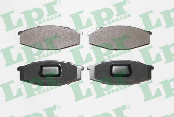 LPR 05P575 - Тормозные колодки, дисковые, комплект autospares.lv