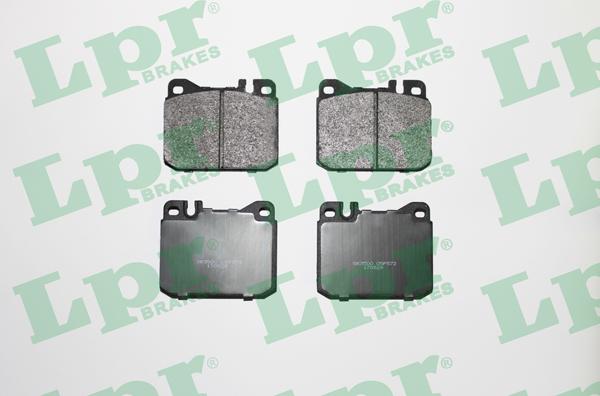 LPR 05P572 - Тормозные колодки, дисковые, комплект autospares.lv