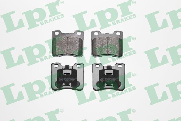 LPR 05P643 - Тормозные колодки, дисковые, комплект autospares.lv