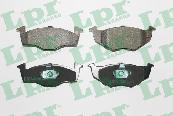 LPR 05P667 - Тормозные колодки, дисковые, комплект autospares.lv