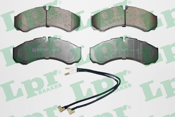 LPR 05P684B - Тормозные колодки, дисковые, комплект autospares.lv