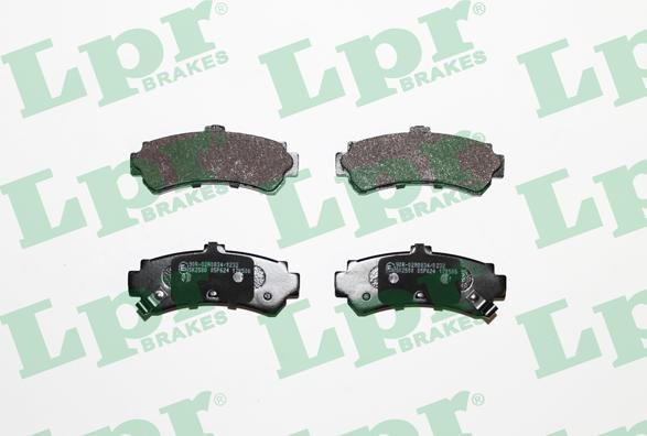 LPR 05P624 - Тормозные колодки, дисковые, комплект autospares.lv