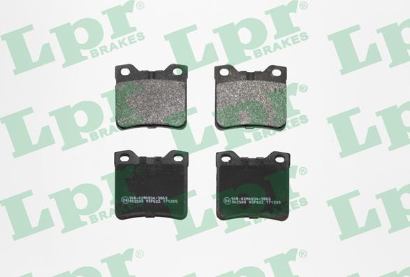 LPR 05P622 - Тормозные колодки, дисковые, комплект autospares.lv