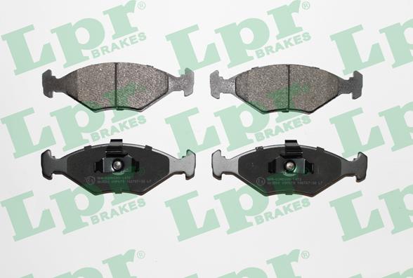 LPR 05P679 - Тормозные колодки, дисковые, комплект autospares.lv