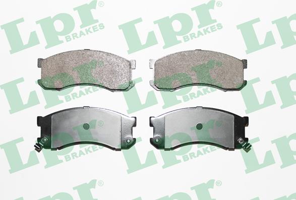 LPR 05P041 - Тормозные колодки, дисковые, комплект autospares.lv