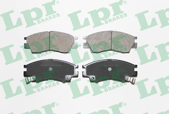 LPR 05P042 - Тормозные колодки, дисковые, комплект autospares.lv