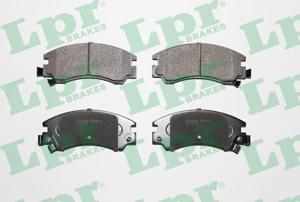 LPR 05P047 - Тормозные колодки, дисковые, комплект autospares.lv