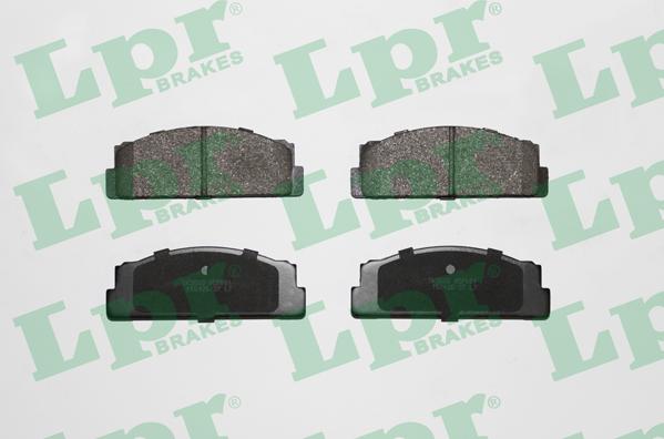 LPR 05P001 - Тормозные колодки, дисковые, комплект autospares.lv