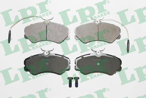 LPR 05P011 - Тормозные колодки, дисковые, комплект autospares.lv