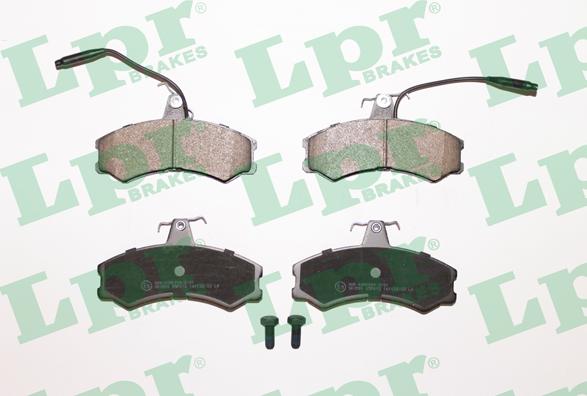 LPR 05P012 - Тормозные колодки, дисковые, комплект autospares.lv