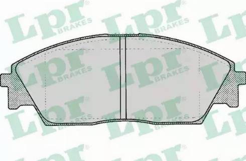 LPR 05P082 - Тормозные колодки, дисковые, комплект autospares.lv