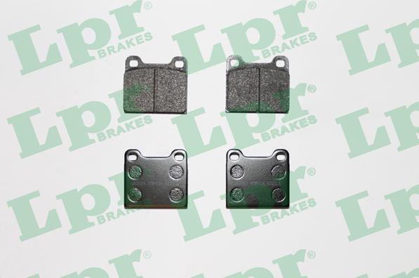 LPR 05P024 - Тормозные колодки, дисковые, комплект autospares.lv