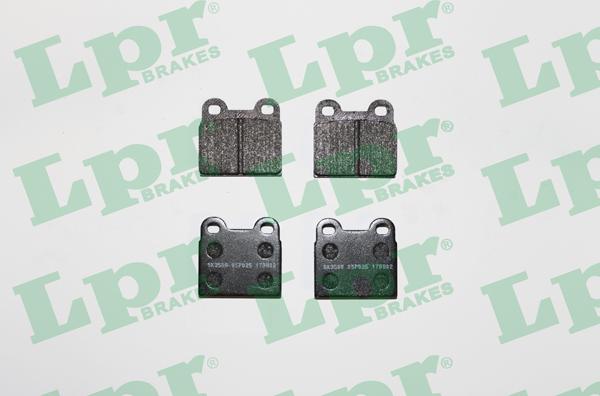 LPR 05P025 - Тормозные колодки, дисковые, комплект autospares.lv