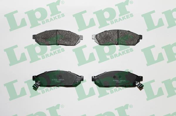 LPR 05P075 - Тормозные колодки, дисковые, комплект autospares.lv