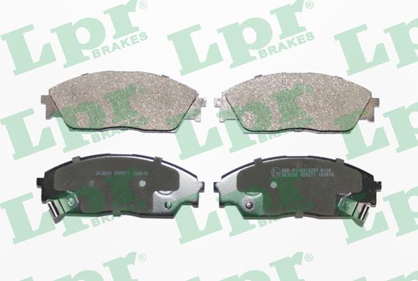 LPR 05P071 - Тормозные колодки, дисковые, комплект autospares.lv