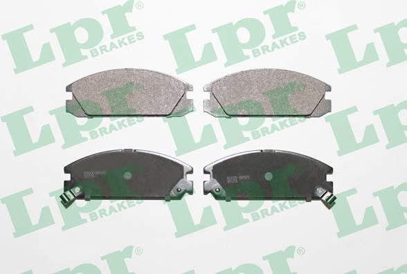 LPR 05P073 - Тормозные колодки, дисковые, комплект autospares.lv