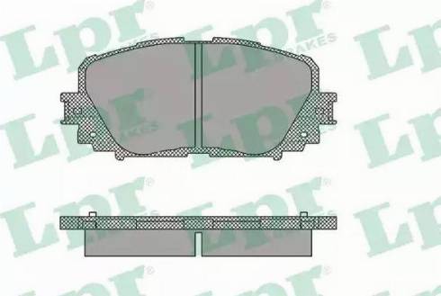 LPR 05P1459 - Тормозные колодки, дисковые, комплект autospares.lv