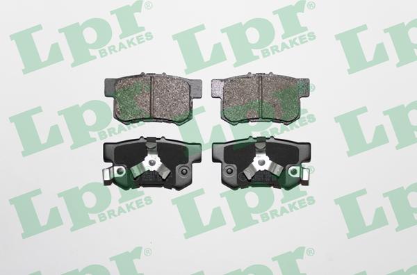 LPR 05P1404 - Тормозные колодки, дисковые, комплект autospares.lv