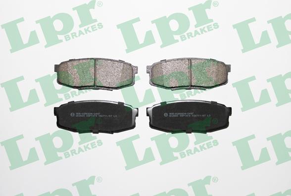 LPR 05P1419 - Тормозные колодки, дисковые, комплект autospares.lv