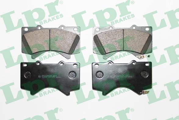 LPR 05P1418 - Тормозные колодки, дисковые, комплект autospares.lv