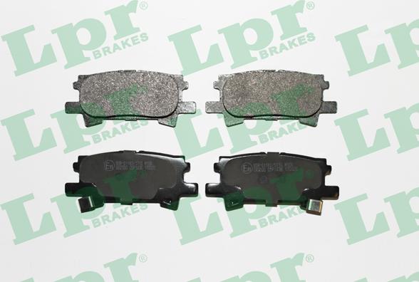 LPR 05P1436 - Тормозные колодки, дисковые, комплект autospares.lv