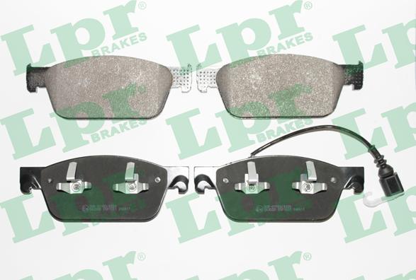 LPR 05P1551 - Тормозные колодки, дисковые, комплект autospares.lv