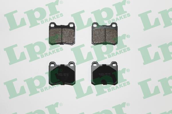 LPR 05P158 - Тормозные колодки, дисковые, комплект autospares.lv