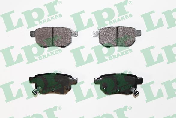 LPR 05P1530 - Тормозные колодки, дисковые, комплект autospares.lv