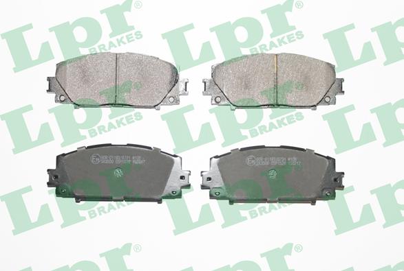 LPR 05P1529 - Тормозные колодки, дисковые, комплект autospares.lv