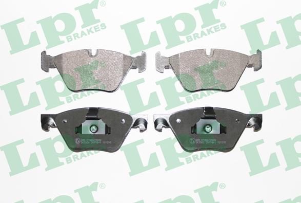 LPR 05P1641 - Тормозные колодки, дисковые, комплект autospares.lv
