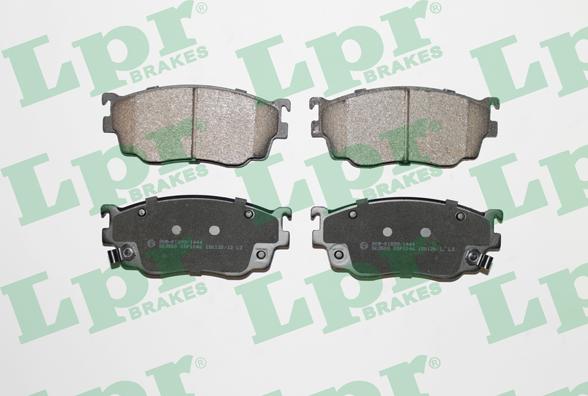 LPR 05P1046 - Тормозные колодки, дисковые, комплект autospares.lv