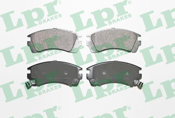 LPR 05P1011 - Тормозные колодки, дисковые, комплект autospares.lv