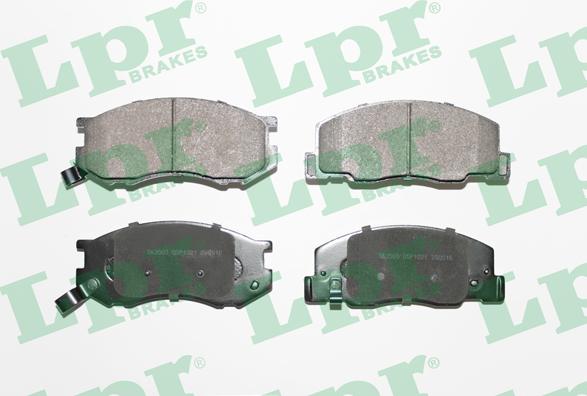 LPR 05P1021 - Тормозные колодки, дисковые, комплект autospares.lv