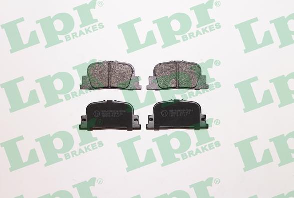 LPR 05P1112 - Тормозные колодки, дисковые, комплект autospares.lv