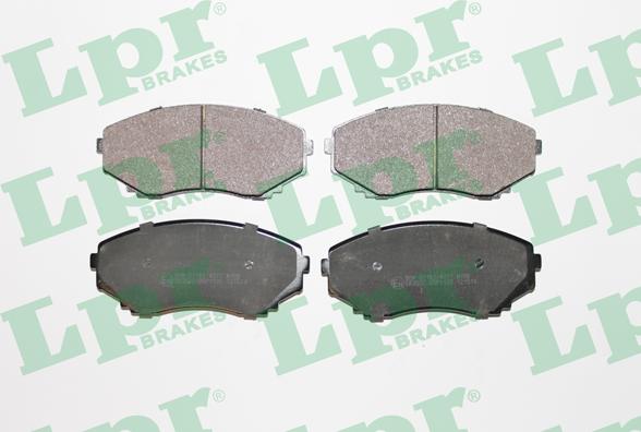 LPR 05P1132 - Тормозные колодки, дисковые, комплект autospares.lv