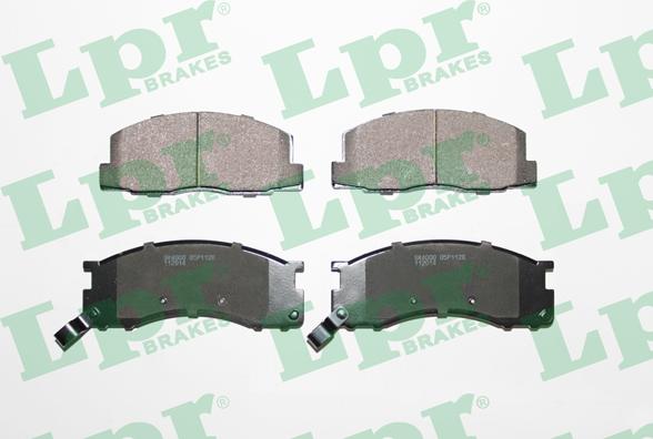 LPR 05P1126 - Тормозные колодки, дисковые, комплект autospares.lv