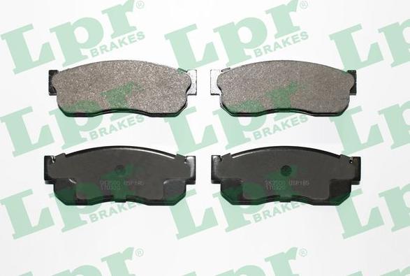 LPR 05P185 - Тормозные колодки, дисковые, комплект autospares.lv