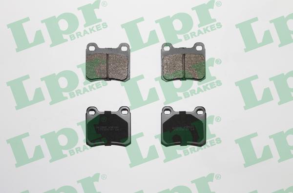 LPR 05P181 - Тормозные колодки, дисковые, комплект autospares.lv